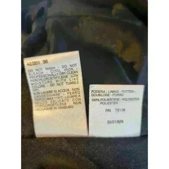 Max Mara Black Two Piece Blazer And Sleeveless Belted Dress U.S Size 2. - Picture 8 of 10